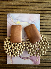 Bead Wooden Boho Earrings