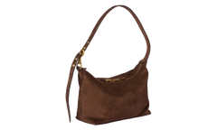 Spirit Suede Bag Dark Brown 5BC216 2CSS F0003