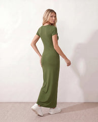 Nora Fitted Maxi Dress