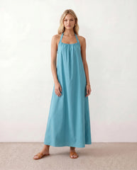 Mira Halter Backless Maxi Dress