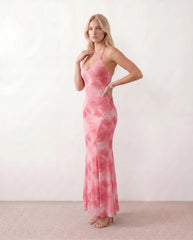 Cara Mermaid Spaghetti Strap Maxi Dress