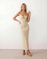 Cora Spaghetti Strap Low Back Maxi Dress