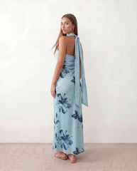 Diana Satin Strapless Maxi Dress