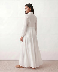 Raissa Button Front Maxi Dress