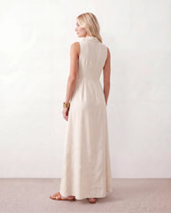 Luna Button Front Maxi Dress