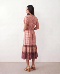 Varvara Floral A-Line Midi Dress