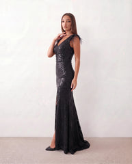 Silvana Sequined Mermaid Maxi Dress