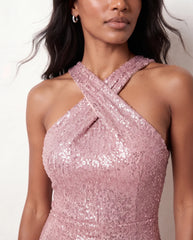 Laureen Sequined Mermaid Maxi Dress