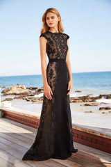 Alexandra Embroidered Lace Gown