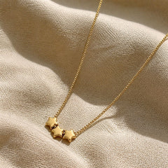 Celestial Triple Star Necklace