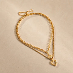 Celeste Double Chain Necklace