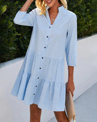 AMOURA – BREEZY PLAID SUNDRESS