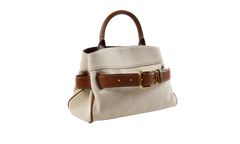 The Small Satchel Canvas Bag Beige / Argan Oil 2P6HSC003H02 257