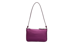 Satin Palm Shoulder Bag Violet PWNN014F23FAB0013535