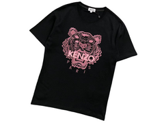 KENZO Tiger Tee Black/Pink