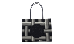 Small Ella Printed Tote Bags Block Print Black 185455 200