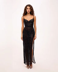 Black maxi dress - Summer wedding guest dress - Prom dress - Cute outfit ideas - Milla evening gowns
