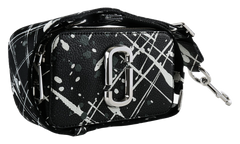 The Snapshot Splatter Paint Chain Snapshot Bag Black / White 2P6HCR020H01 002