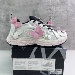 Off-White Be Right Back Pink White Butterflies