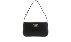 Mode Travia Shoulder Bag Black Lamb Nappa Leather MWSCALD01BK001