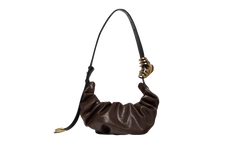 Grab-D-Small Scruched Hobo Bag Brown X10479P8657T2618