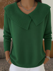 Alicia™ | Warm Sweater with Soft Collar