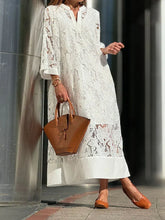 ALINA – ELEGANT LACE WHITE DRESS