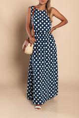 Amber | Long Dot Dress