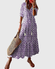Amalia | Boho Vintage Summer Maxi Dress