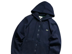 Lacoste Classic Zip Hoodie Navy