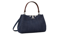 Mini Eleanor Denim Satchel Bags Midnight 182874 426