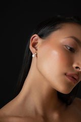Crystal Pearl Studs