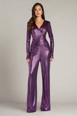 Aderyn Metallic Jersey Jumpsuit