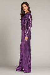 Aderyn Metallic Jersey Jumpsuit