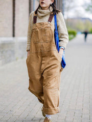 ALORA – STYLISH CANVAS JUMPSUIT