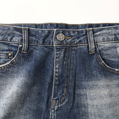Louis Vuitton Logo-Print Denim Jeans