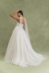 Soft Tulle Bridal Scarf