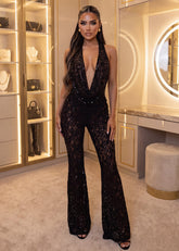 New Rules Lace Jumpsuit - Black