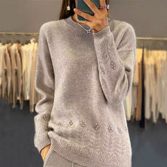 Alma | Floral Knit Sweater