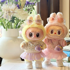 Labubu Color Match Sweater Dress