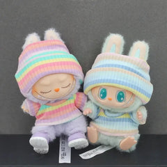 Labubu Solid Color Hoodie Set