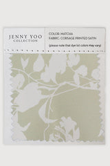 Corsage Printed Satin Swatch