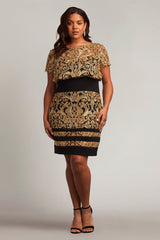 Ada Blouson Waist Gown - PLUS SIZE