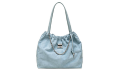 Suede Cristina Tote Bag Blue Mist 2R5HTT022H01 451