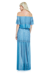 Abelle Off-The-Shoulder Gown