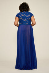 Amanda Lace Bodice Gown - PLUS SIZE