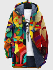 Anna | Jacket with Artistic Print