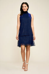 Amari Tiered Floral Lace Dress