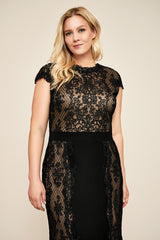 Alexandra Embroidered Lace Gown - PLUS SIZE