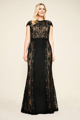 Alexandra Embroidered Lace Gown - PLUS SIZE